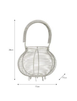 Brompton Egg Basket - Chalk 7 Brompton Egg Basket - Chalk -Modern Living Shop BACH01 portrait 9 56491.1638455540