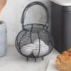 Brompton Egg Basket - Carbon -Modern Living Shop BACN01 portrait 1 83919.1638455543