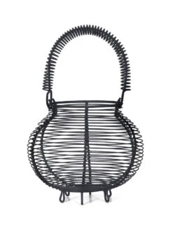 Brompton Egg Basket - Carbon -Modern Living Shop BACN01 portrait 8 28663.1638455544