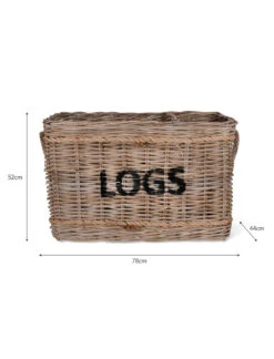 Log Basket With Rope -Modern Living Shop BARA08 portrait 9 64271.1638458440