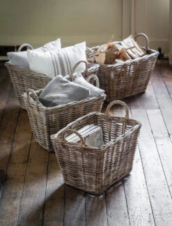 Set Of 2 Bembridge Storage Baskets - Rattan