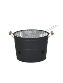 Cleveley Bucket BBQ - Carbon -Modern Living Shop BBCN02 portrait 8 61910.1638459055