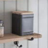 Borough Canister - Small - Charcoal -Modern Living Shop BBCO04 portrait 1 38817.1638459069