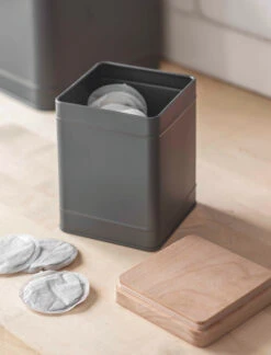 Borough Canister - Small - Charcoal 11 Borough Canister - Small - Charcoal -Modern Living Shop BBCO04 portrait 4 91807.1638459073