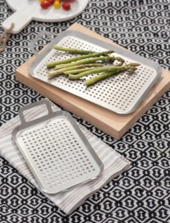 Set Of 2 BBQ Trays
