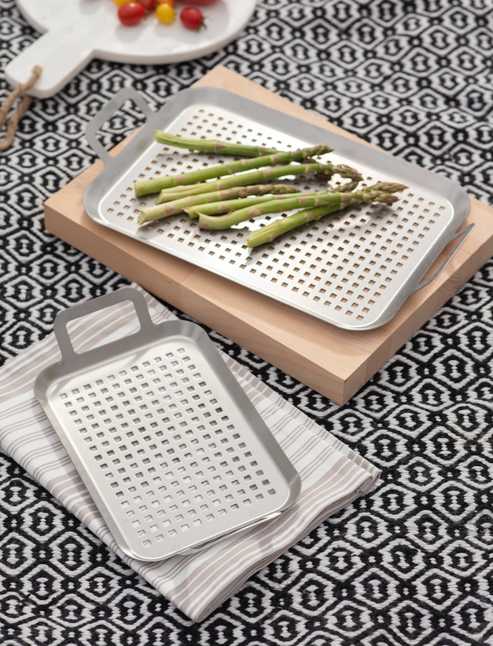 Set Of 2 BBQ Trays 3 Set Of 2 BBQ Trays