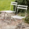 Pair Of Bistro Chairs - Clay