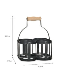 Original Milk Bottle Holder - 4 Bottle -Modern Living Shop BHCN01 portrait 9 70400.1638460271