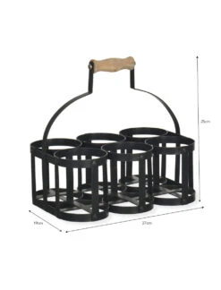 Original Milk Bottle Holder - 6 Bottle -Modern Living Shop BHCN02 portrait 9 18070.1638460274