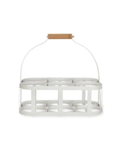 Portland Milk Bottle Holder - 6 Bottle -Modern Living Shop BHLW02 portrait 8 17019.1638460283