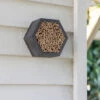 Shetland Hexagonal Bee House - Grey -Modern Living Shop BHPI03 portrait 1 19668.1638460289