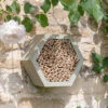 Shetland Hexagonal Bee House - Sage -Modern Living Shop BHPI07 portrait 1 45360.1656665730