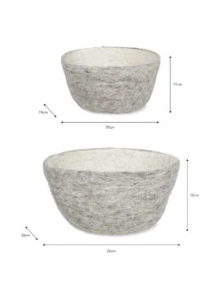 Set Of 2 Southwold Bowls - Grey -Modern Living Shop BOFE03 portrait 9 37998.1638460840
