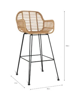 Hampstead Bar Stool With Arms -Modern Living Shop BSRA04 portrait 9 23279.1638461653