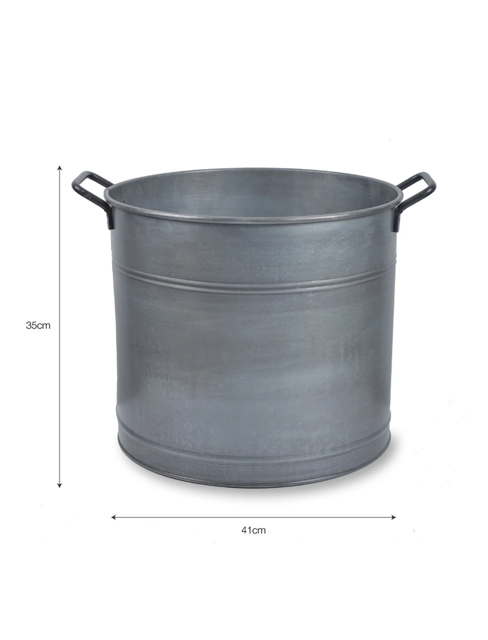Galvanised Steel Bucket - 41cm 8 Galvanised Steel Bucket - 41cm - Image 6