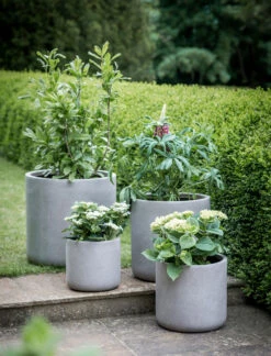 Brockwell Planter In Taupe - 27cm -Modern Living Shop BWPL02 portrait 1 44029.1658477472