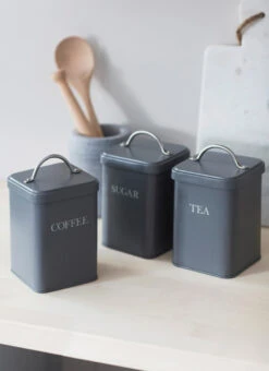 Original Tea Canister - Charcoal 9 Original Tea Canister - Charcoal -Modern Living Shop CACT05 portrait 2 49500.1638462670