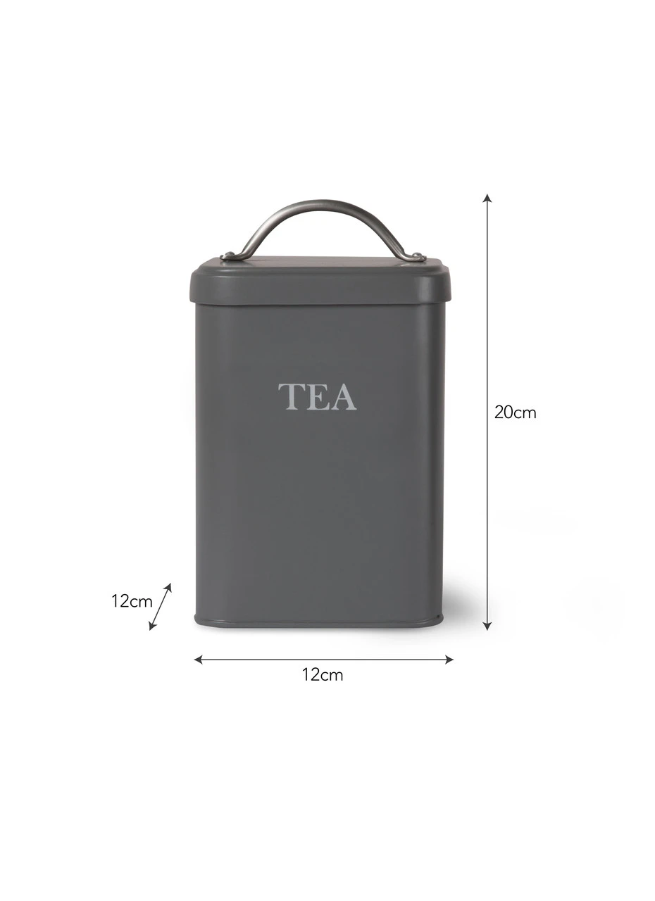 Original Tea Canister - Charcoal 7 Original Tea Canister - Charcoal - Image 5
