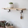 Oak & Cast Iron Shelf - Small 2 Oak & Cast Iron Shelf - Small -Modern Living Shop CBOA02 portrait 1 29841.1638462756