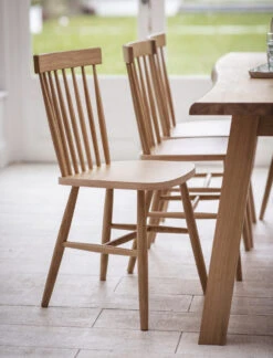 Spindle Back Chair - Natural