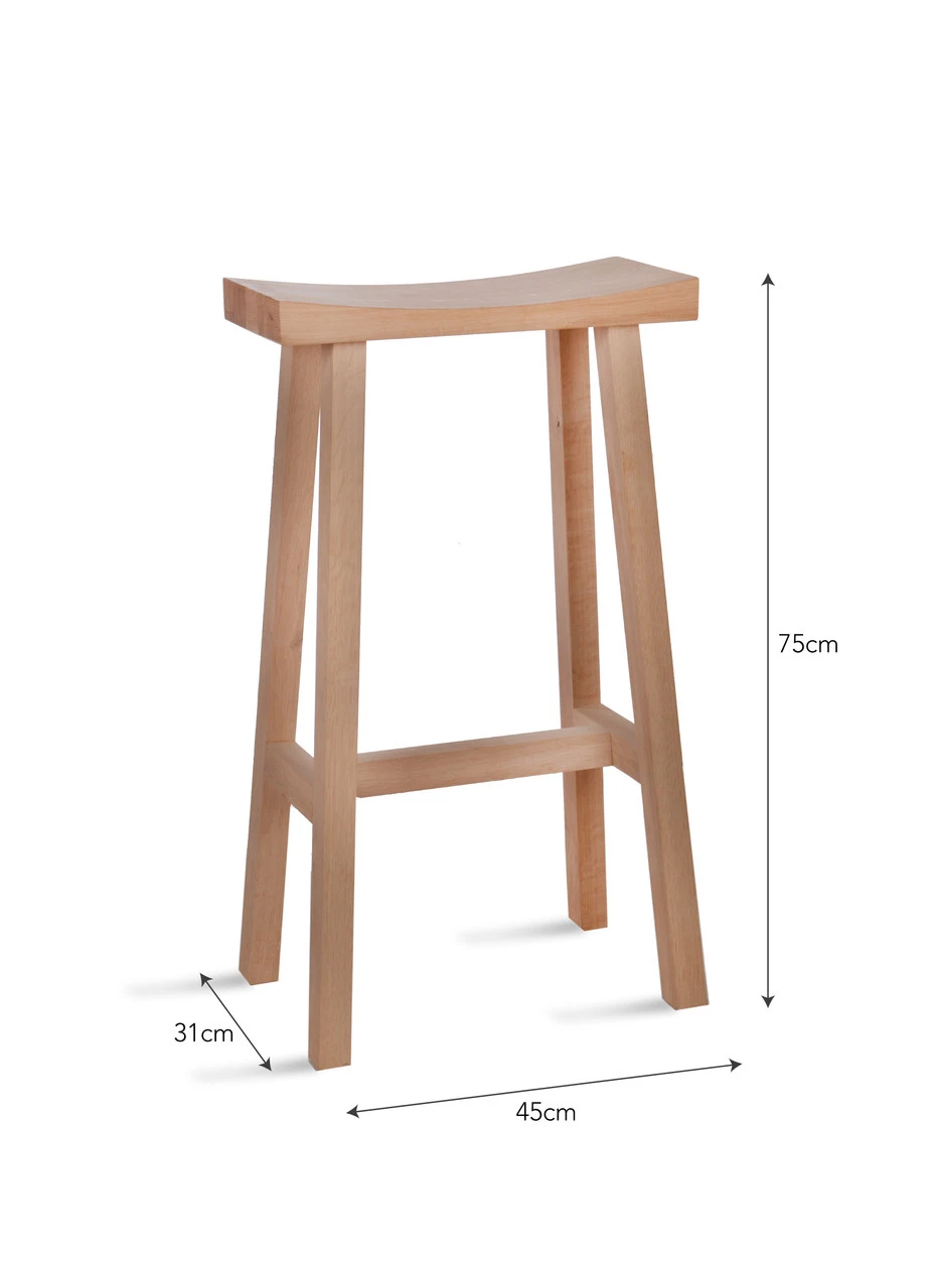 Tall Clockhouse Stool - Natural 6 Tall Clockhouse Stool - Natural - Image 4