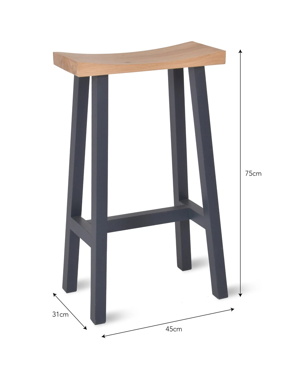 Tall Clockhouse Stool - Carbon 6 Tall Clockhouse Stool - Carbon - Image 4