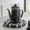Enamel Coffee Pot - Carbon -Modern Living Shop CPCN01 portrait 1 36450.1638464511