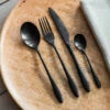 16 Piece Cutlery Set - Black -Modern Living Shop CSBL01 portrait 1 14384.1638464543