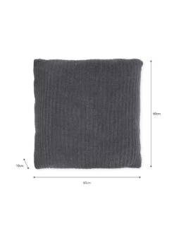 Orford Cushion - Dark Grey - 60 X 60cm 11 Orford Cushion - Dark Grey - 60 X 60cm -Modern Living Shop CUDG01 portrait 9 36914.1638544215