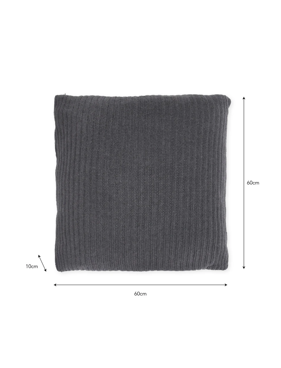 Orford Cushion - Dark Grey - 60 X 60cm 7 Orford Cushion - Dark Grey - 60 X 60cm - Image 5