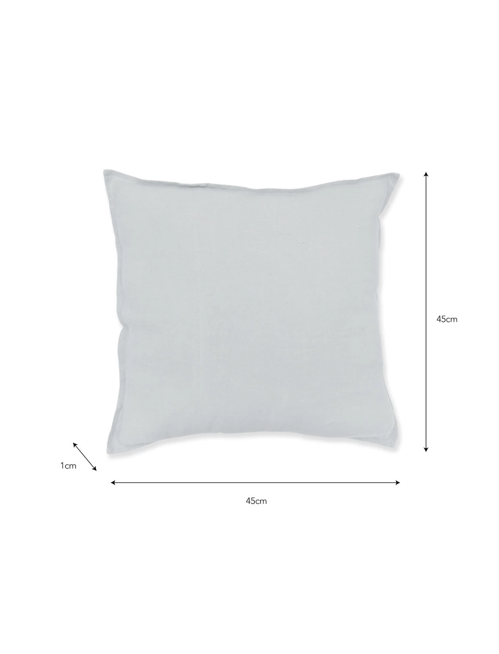 Eshott Cushion Cover - 45 X 45 - Flint 5 Eshott Cushion Cover - 45 X 45 - Flint - Image 3