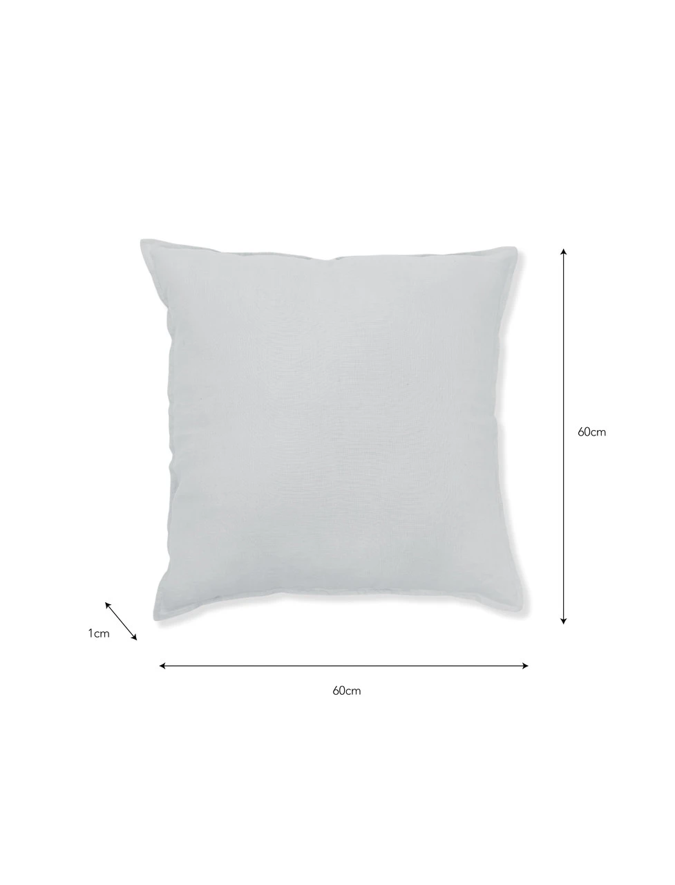 Eshott Cushion Cover - 60 X 60 - Flint 5 Eshott Cushion Cover - 60 X 60 - Flint - Image 3