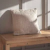 Walberswick Stripe Cushion - Natural -Modern Living Shop CUNS01 portrait 1 08548.1638543637