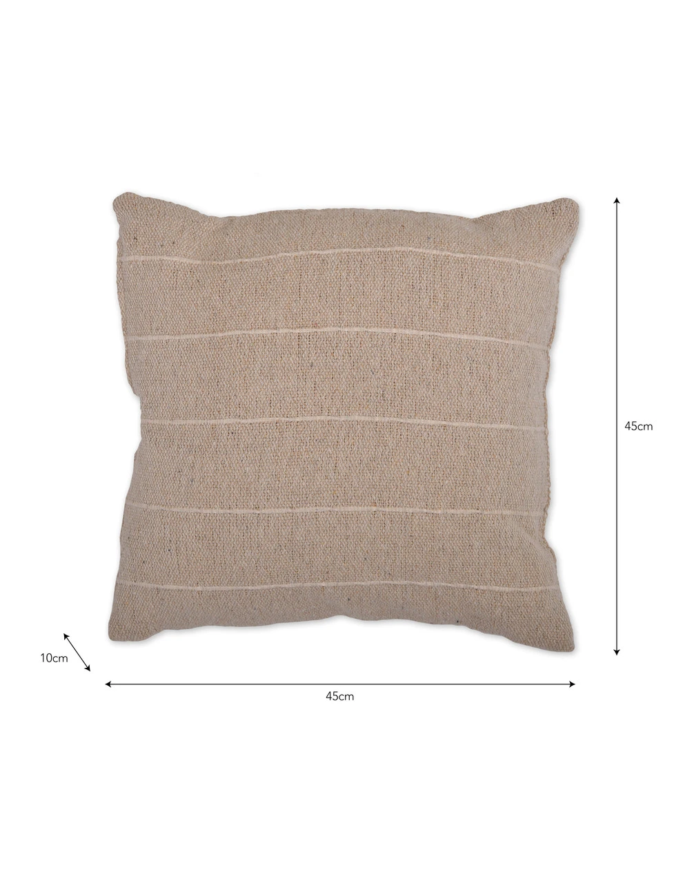 Walberswick Stripe Cushion - Natural 5 Walberswick Stripe Cushion - Natural - Image 3