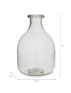 Clearwell Bottle Vase - Clear -Modern Living Shop CVGL03 portrait 9 08972.1638541215