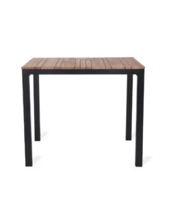 Cambridge Table 7 Cambridge Table -Modern Living Shop Cambridge Table Small in Black Aluminium Teak FUAL09 37711.1660644250