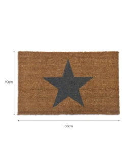 Star Doormat - Natural - Small -Modern Living Shop DMCO03 portrait 9 75828.1638546615