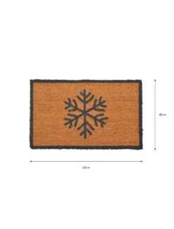 Snowflake Doormat - Small -Modern Living Shop DMCO23 portrait 9 07132.1638545417
