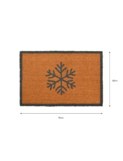 Snowflake Doormat - Large -Modern Living Shop DMCO24 portrait 9 56707.1638545421