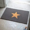 Charcoal Star Doormat - Large -Modern Living Shop DMCO30 portrait 1 12624.1638546021