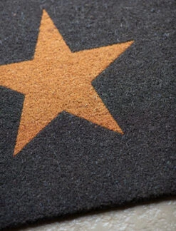 Charcoal Star Doormat - Large -Modern Living Shop DMCO30 portrait 2 41741.1638546022