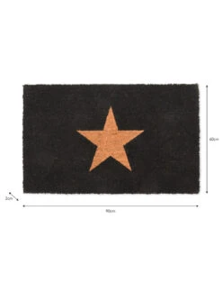 Charcoal Star Doormat - Large -Modern Living Shop DMCO30 portrait 9 40379.1638546025