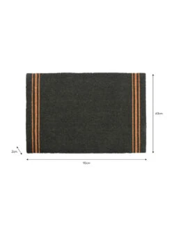 Triple Stripe Doormat - Forest Green - Large -Modern Living Shop DMCO32 portrait 9 81545.1638546038