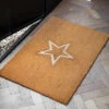 Embossed Star Doormat - Large 1 Embossed Star Doormat - Large -Modern Living Shop DMCO40 portrait 1 66971.1638545448
