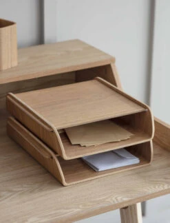 Brushfield Stacking Desk Organiser