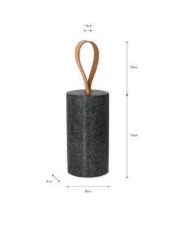 Alstone Doorstop - Polished Granite -Modern Living Shop DSGR02 portrait 9 13066.1638466934