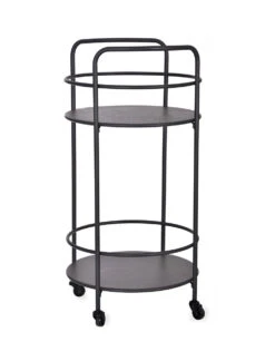 Round Drinks Trolley - Carbon 8 Round Drinks Trolley - Carbon -Modern Living Shop DTCN01 portrait 8 04597.1638550232