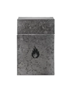 Firelighter Box - Galvanised 6 Firelighter Box - Galvanised -Modern Living Shop FBGS01 portrait 8 39703.1638547830