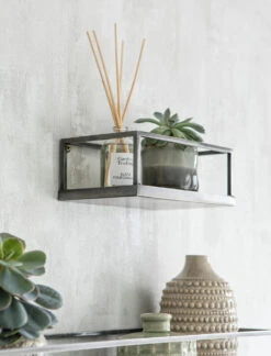 Farringdon Bottle Shelf - Small -Modern Living Shop FBIR01 portrait 2 88240.1646063411