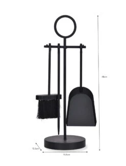 Paxford Fireside Tool Set - Black -Modern Living Shop FSBL04 portrait 9 26285.1638467071